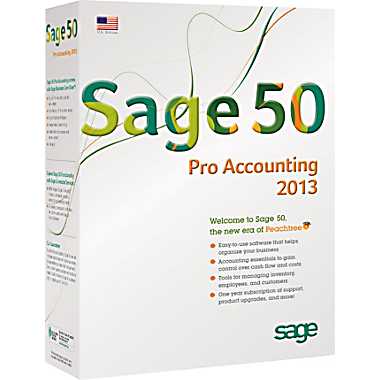 Sage 50 Accounts Professional 2013 Sage 50 Accounts Professional 2013